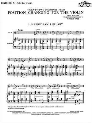 Mackay: Position Changing for Violin