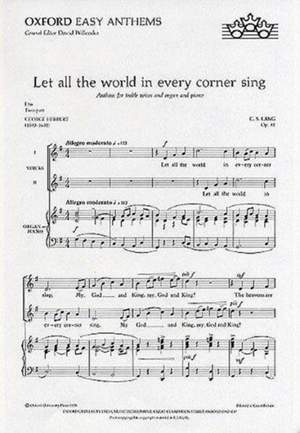 Lang: Let all the world in every corner sing