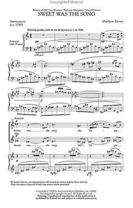 Mathias: Sweet was the song