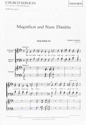 Murrill: Magnificat and Nunc Dimittis