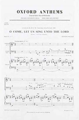 Piccolo: O come, let us sing unto the Lord