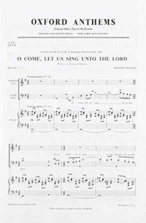 Piccolo: O come, let us sing unto the Lord