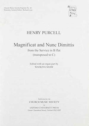 Purcell: Magnificat and Nunc Dimittis from B flat service