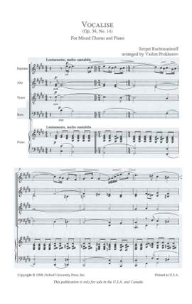 Rachmaninoff: Vocalise
