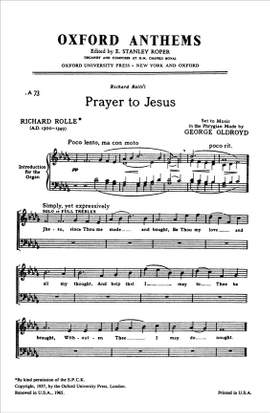 Oldroyd: Prayer to Jesus