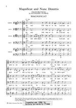 Patrick: Magnificat and Nunc Dimittis (from Short Service in G minor) Product Image