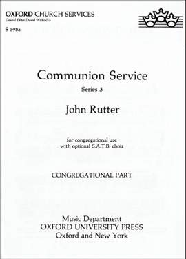 Rutter: Communion Service (ASB Rite A/RC ICEL text)
