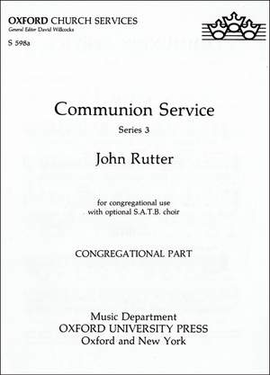 Rutter: Communion Service (ASB Rite A/RC ICEL text)