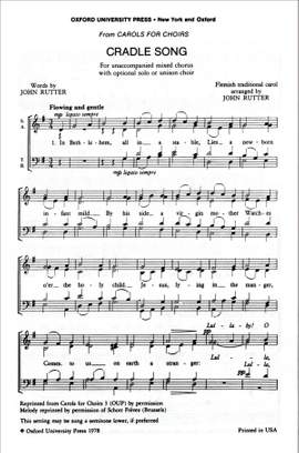 Rutter: Cradle song