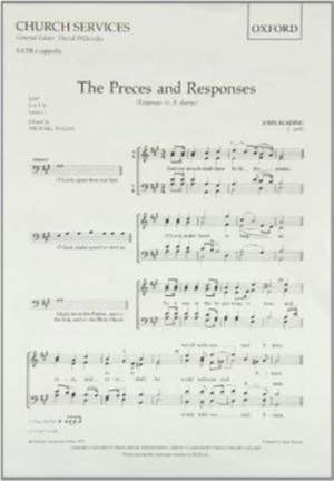Reading: Preces and Responses