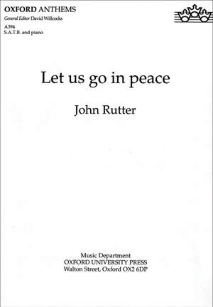 Rutter: Let us go in peace