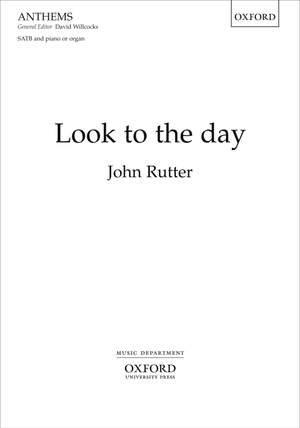 Rutter: Look to the day