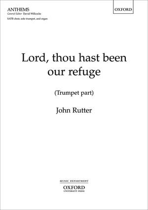 Rutter: Lord, thou hast been our refuge