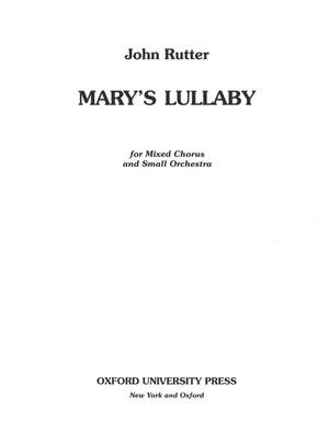 Rutter: Mary's Lullaby