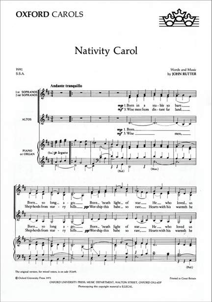 Rutter: Nativity Carol