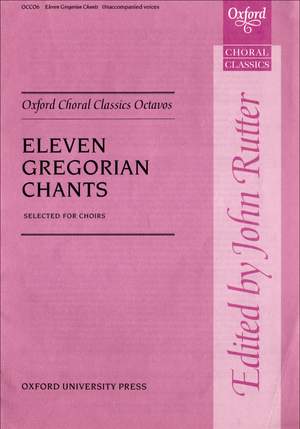 Rutter: Eleven Gregorian Chants