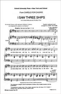 Rutter: I saw three ships