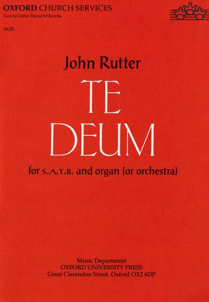 Rutter: Te Deum