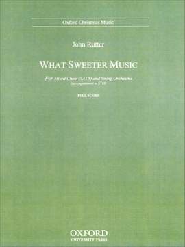 Rutter: What sweeter music