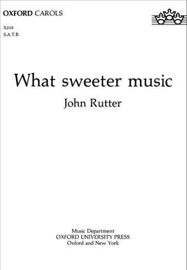 Rutter: What sweeter music