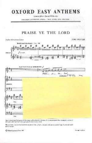 Rutter: Praise ye the Lord