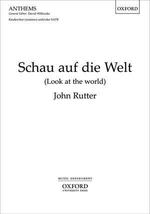 Rutter: Schau auf die Welt (Look at the world)
