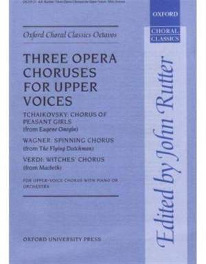 Wagner/Verdi: Three opera choruses for upper voices