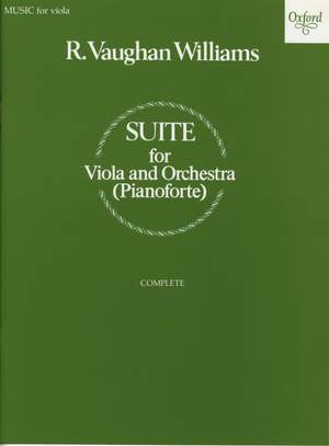 Vaughan Williams, Ralph: Suite for viola and orchestra (pianoforte)