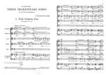 Vaughan Williams: Three Shakespeare Songs Product Image