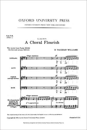 Vaughan Williams: A Choral Flourish