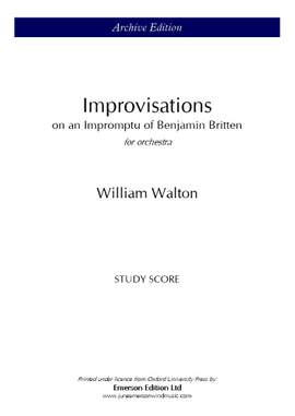 Walton: Improvisations on an Impromptu of Britten