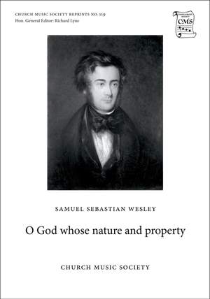 Wesley: O God whose nature and property