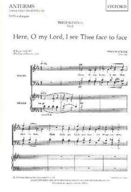 Whitlock: Here, O my Lord, I see Thee face to face
