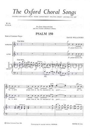 Willcocks: Psalm 150