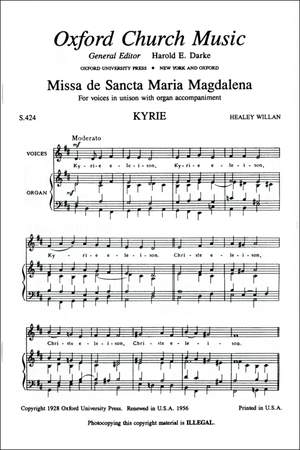 Willan: Missa de Sancta Maria Magdalena in D