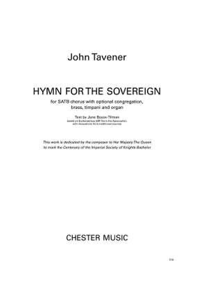 John Tavener: Hymn For The Sovereign (Full Score)