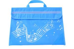 Musicwear - Wavy Stave Music Bag - Light Blue Product Image