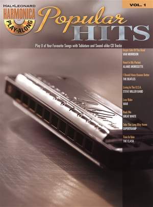 Hal Leonard Harmonica Playalong: Popular Hits Volume 1
