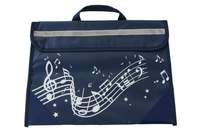 Musicwear - Wavy Stave Music Bag - Navy Blue