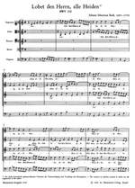 Bach, JS: Motet No.6: Lobet den Herrn, alle Heiden (BWV 230) (Urtext) Product Image