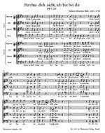 Bach, JS: Motet No.4: Fuerchte dich nicht (BWV 228) (Urtext) Product Image