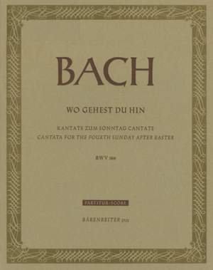 Bach, JS: Cantata No. 166: Wo gehest du hin (BWV 166) (Urtext)