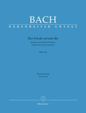Bach, JS: Cantata No. 158: Der Friede sei mit dir (BWV 158) (Urtext)
