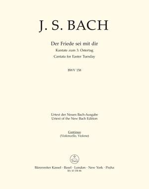 Bach, JS: Cantata No. 158: Der Friede sei mit dir (BWV 158) (Urtext)