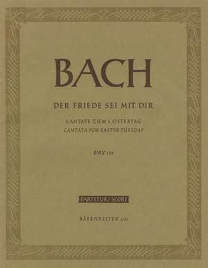 Bach, JS: Cantata No. 158: Der Friede sei mit dir (BWV 158) (Urtext)