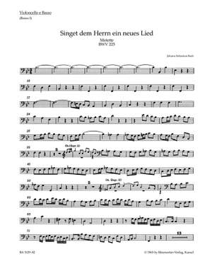 Bach, JS: Motet No.1: Singet dem Herrn ein neues Lied (BWV 225) (Urtext)