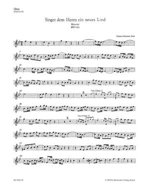 Bach, JS: Motet No.1: Singet dem Herrn ein neues Lied (BWV 225) (Urtext)
