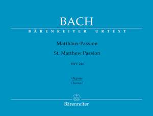 Bach, JS: Saint Matthew Passion (BWV 244) (Urtext) (G-E)