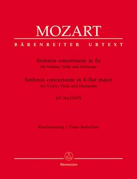 Mozart, WA: Sinfonia concertante in E-flat (K.364) (K.320d) for Violin, Viola & Orchestra (Urtext)