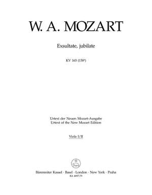 Mozart, WA: Exsultate, Jubilate (K.165) (Urtext)